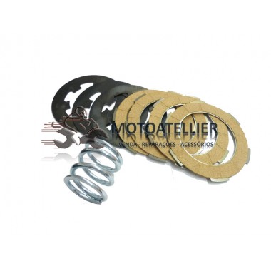 Kit Discos Embraiagem Reforçada Vespa 50S/PK