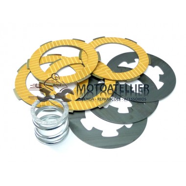 Kit Discos Embraiagem Reforçada 50S/PK Racing Kit