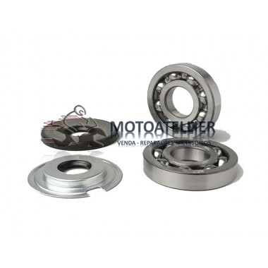 Kit de Rolamentos e Vedantes  Vespa Sprint/GTR/TS/super 